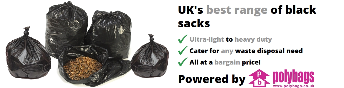 Polybags black sacks